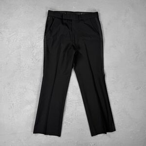 Vintage Black Tuxedo Pants w/ Satin Stripe Fit 34 x 30